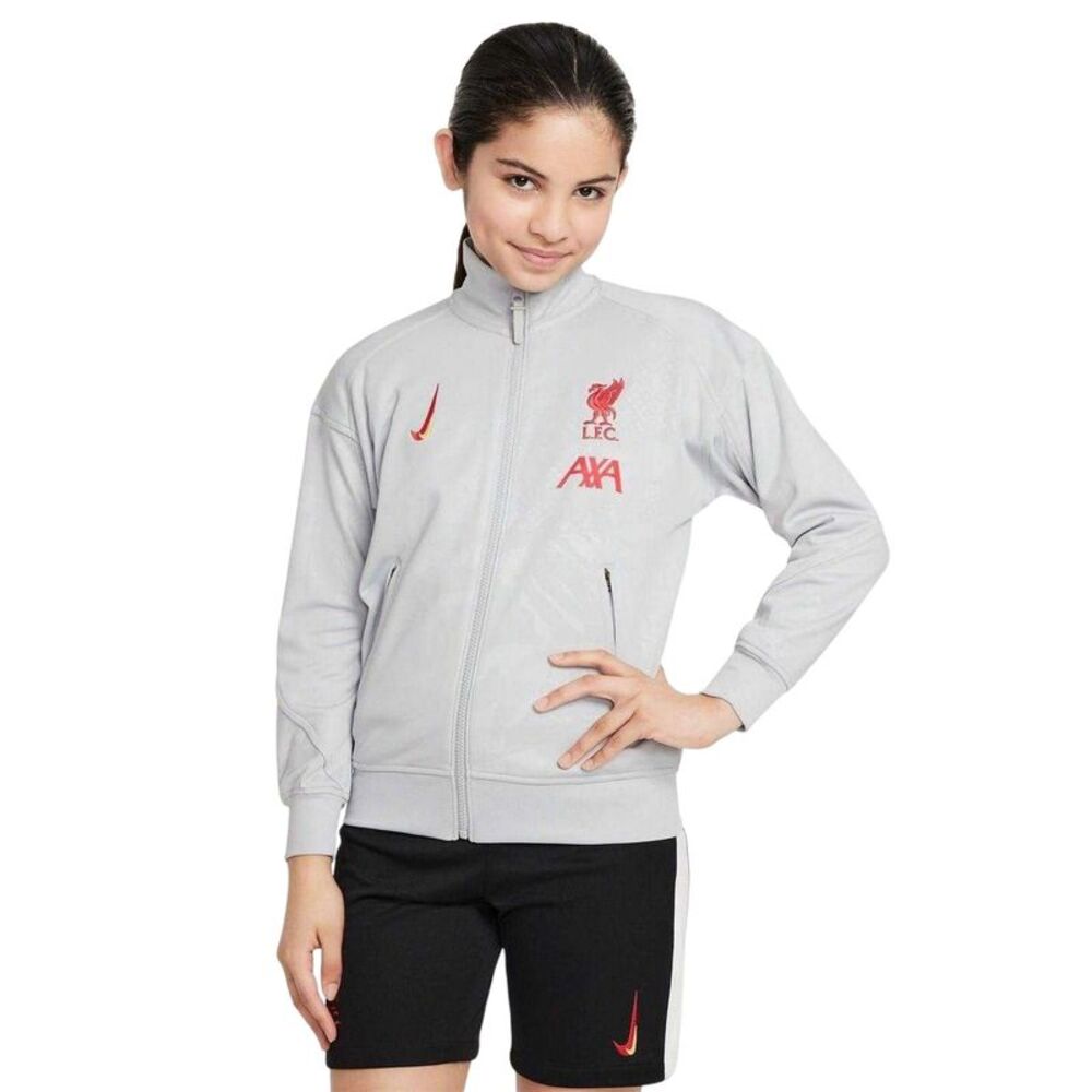Nike Childrens/Kids 2024/2025 Strike Third Liverpool FC Anthem Jacket / Gray